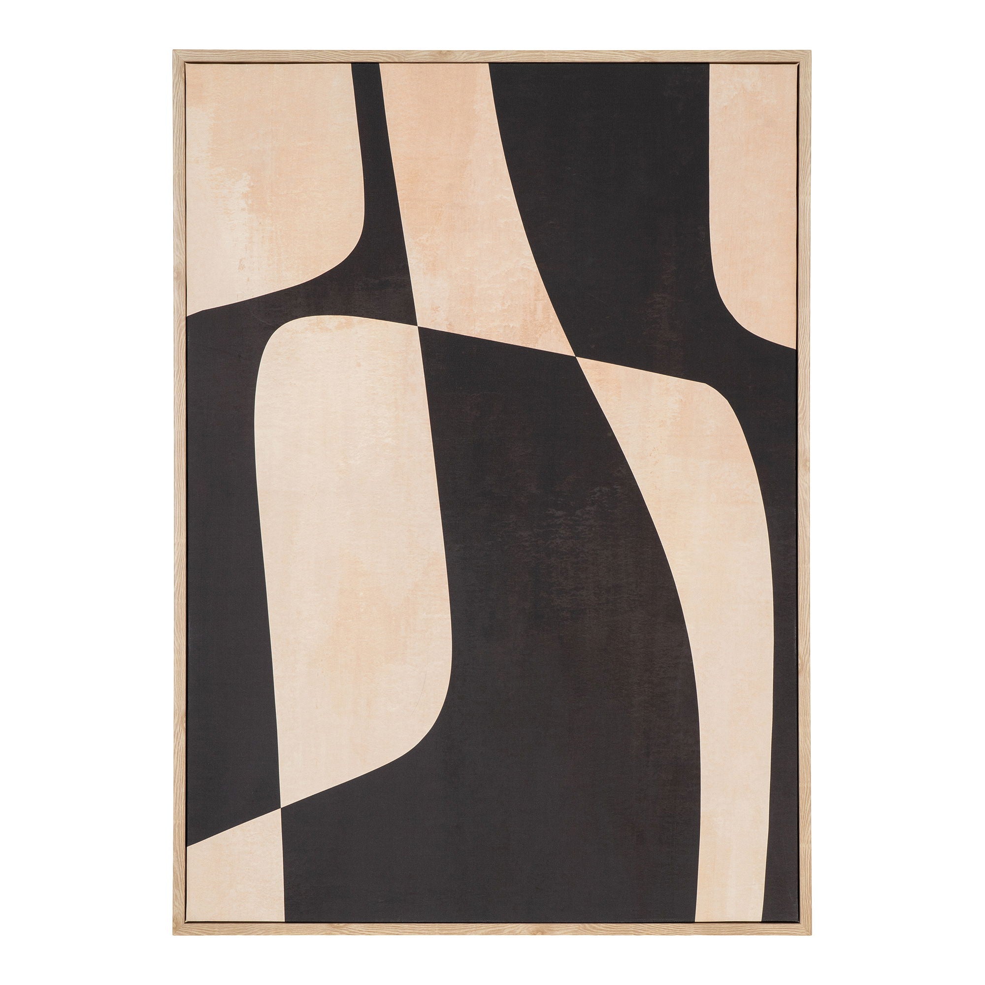 Farbe Cape Town – Leinwandbild, braun/beige, 50×70 cm